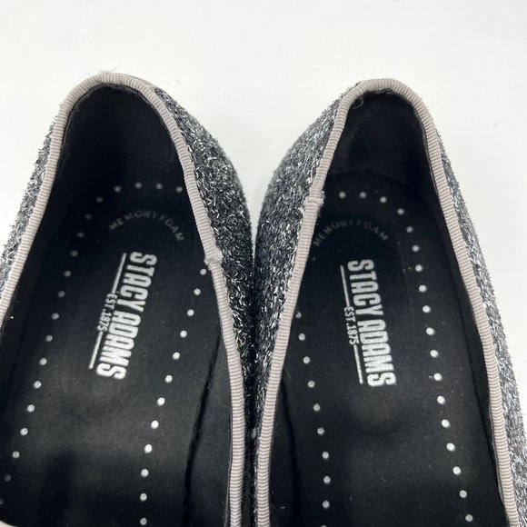 Stacy Adams Mens Swank Glitter Loafers Size 11M Rave Formal Event Party Shoes - Picture 3 of 6